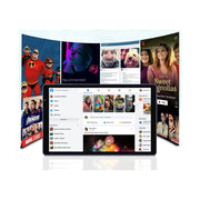 Fitifun M10 10.1'' 4GB RAM 32GB Storage 2 GHz Processor Speed Android 14 Wi-Fi Tablet, Purple