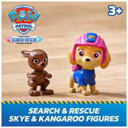 Spin Master Paw Patrol Skye Search & Rescue Helicopter Toy with Pull-Back Action, Rotating Rotor, Includes 2 Figures, Multicolored, 6 in, 6074777