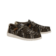 Heydude Wally Mossy Oak Men's Lightweight Loafers with Removable Memory Foam Insoles, Ripstop Fabric, Camouflage 40586-960