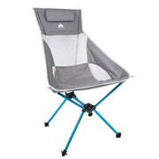 Ozark Trail HBS-GY6-OT Ultra-Light Packable High Back Polyester Camp Chair - Gray