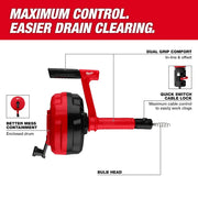 Milwaukee 25 ft. Hand Auger