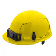 Milwaukee 48-73-1203 BOLT Yellow Type 1 Class C Full Brim Vented Hard Hat with 4 Point Ratcheting Suspension $ 24 . 99