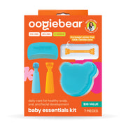 Oogiebear 7-Piece Baby Essentials Kit, BPA-Free, Multicolor, Daily Health and Oral Care Set