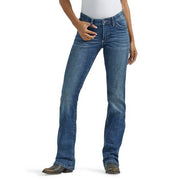 Wrangler Women's Ultimate Riding Willow Bootcut Jeans, Mid-Rise Performance Waist, Blue Medium, WRW60DS