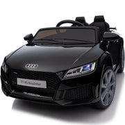 Hikiddo Electric Ride on Car for Kids, Licensed Audi 6V Ride on Toy for Toddlers Age 2-5 with Remote, Bluetooth - Black