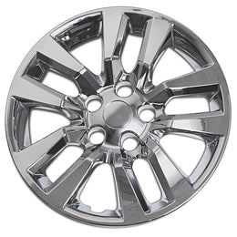 OxGord 16-Inch Silver Wheel Covers for Nissan Altima 2013-2019, Snap-On Hubcaps Set of 4