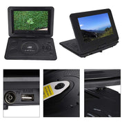 iFanze 13.9 Portable DVD Player with 10.1 HD Swivel Display Screen 800x480 Resolution 16:9 LCD Screen 100-240V Dvd Player, Black