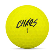 Wilson Chaos Golf Balls, 2-Piece, Ionomer Surlyn Cover, 400-Dimple Pattern, Multicolor, Pack of 24