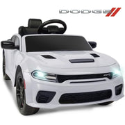 iRerts LME-car51 Dodge Electric Ride on Cars for Kids, White