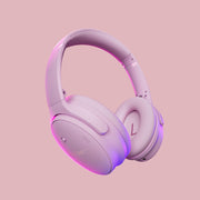 Bose QuietComfort Wireless Over-Ear Noise Cancelling Bluetooth Headphones, Customizable EQ, USB-C Charging, 24-Hour Battery, Petal Pink