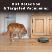 bObsweep Bio Auto-Empty Robot Vacuum & Mop with Reusable Charcoal-Lined Odor-Filtering Bags & Bottomless Dock Capacity