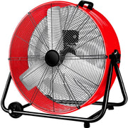 TMWINGS Industrial Fan, 24 Inch Heavy Duty Drum, 3 Speed, 8100 CFM Air Circulation, Aluminum Housing, Corded Electric