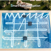 WYBOT B1 Robotic Pool Cleaner, Cordless, Dual-Motor Suction, Smart Navigation, Self-Parking, 120min Runtime, Black Green