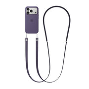 Apple Crossbody Strap, Adjustable Length, Eco-Friendly Recycled PET, Purple, Compatible with iPhone 17 Series and Air