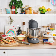 Beautiful 19114 5.3 Qt Stand Mixer, Lightweight & Powerful with Tilt-Head, Oyster Gray by Drew Barrymore
