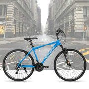 Hiland BAMC031bl-26 27.5 Inch High-Tensile Steel Frame Mountain Bike, Blue