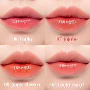 Rom&nd Juicy Lasting Tint Lip Gloss, High Pigmentation, Long-Lasting, 07 Jujube, 5.5g