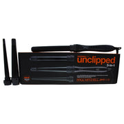 Paul Mitchell U-HC-12739 Express Ion Unclipped 3-in-1 Curling Iron - Model # 31INA - Black - 3 Pc Curling Iron 1.25 Inch Large Cone, 1 Inch Styling Rod, 0.75 Inch Small Cone