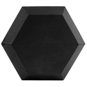 BalanceFrom Rubber Encased Hex Dumbbells, 90 lbs Single, Black