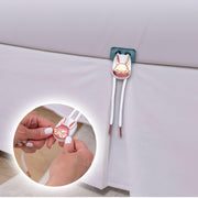 Bed Bunny Locking Fitted Bed Sheet Stays On & Wont Slip, Built-in Compression Cord Hugs Mattresses Tight, AS-SEEN-ON-TV, Wont Slip Off, Anti-Wrinkle & Stain-Resistant CopperSoft Infused with Copper