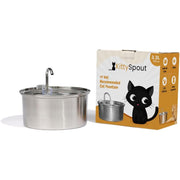 KIttySpout Cat Water Fountain Filters, 4L - Stainless Steel Colour