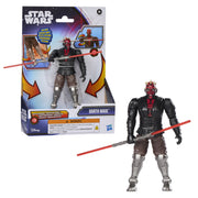 Hasbro Star Wars Darth Maul Action FX Action Figure with Spinning Lightsaber and Sound Effects, 6 Inch, Multicolor, G2872