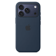 Apple Silicone Case with MagSafe for iPhone 17 Pro, Midnight, Soft-Touch Silicone, Microfiber Lining, Camera Control Technology