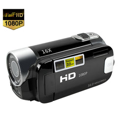ZAROYEAX Video Camera Camcorder 16MP Vlogging Camera Full HD 1080P Digital Camera, Black