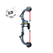 AccuBow 2.0-CF Carbon Fiber Virtual Archery Training Bundle Package - Silver