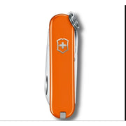 Victorinox Classic SD Multi Tool Swiss Army Knife, Compact 7 Functions, Screwdriver, Key Ring, Orange - Lightweight