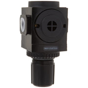 Ingersoll Rand 2000 Series Air Line Regulator, Aluminum, 1/2 in NPT, 210 CFM, 0-140 PSI, R37341-600-VS
