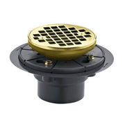 Kohler K-9135-PB Round Design Tile-In Shower Drain, Vibrant Polished Brass