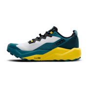 Brooks Caldera 8 Ultra Trail Running Shoes for Men, Plush DNA LOFT v3 Cushioning, Blue White Yellow, Size 9.5 Medium, 1104401D131