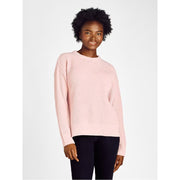Time and Tru Women's Chenille Cable Knit Crewneck Sweater, Midweight