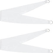 Pinewave GMO37x63x2WH Blackout Curtain Panels with Sheer Overlay, Double-Layer Thermal Insulation, Grommet Top, White, 37 in W x 84 in L, 2 Panels