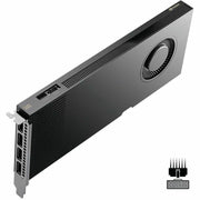 PNY NVIDIA RTX PRO 4000 Blackwell Graphics Card, 24GB ECC GDDR7 VRAM, PCIe 5.0 x16, Single Slot, 4x DisplayPort 2.1b