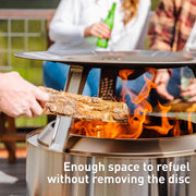 Solo Stove Yukon Heat Deflector, 304 Stainless Steel, Portable Fire Pit Accessory, Silver, SSYUK-27-DEFLECTOR