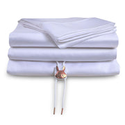 Bed Bunny Locking Fitted Bed Sheet Stays On & Wont Slip, Built-in Compression Cord Hugs Mattresses Tight, AS-SEEN-ON-TV, Wont Slip Off, Anti-Wrinkle & Stain-Resistant CopperSoft Infused with Copper
