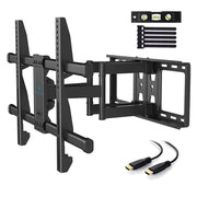 PERLESMITH 775351 Full Motion TV Mount Fits 37-75in, Holds up to 132 lbs