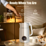 Moreblue G038 10-in-1 Automatic Nut Milk Maker, 35oz Soy Milk Maker Machine with Self-Cleaning,Homemade Oat Milk Maker