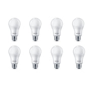 Philips LED Frosted A19 Light Bulb, EyeComfort Technology, 1500 Lumen, Daylight 5000K, 13.5W Equivalent to 100W, E26 Base, Indoor Use, 4-Pack