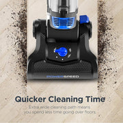 Eureka PowerSpeed Upright Vacuum Cleaner, Lightweight, Powerful Suction with Upgraded Cyclone Technology, 5 Height Settings, Bagless, Blue, NEU280