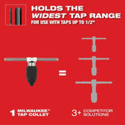 Milwaukee 49-57-5001 Tap Collet for Taps up to 1/2 & T Handle Bar