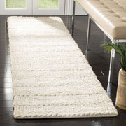 Safavieh Natural Fiber Henrika Braided Runner Rug, Bleach, 2'3