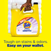 Tide Simply Clean & Sensitive Liquid Laundry Detergent, Cool Cotton Scent, 117 Fl Oz, 89 Loads, 30772120828