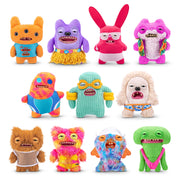 ZURU Fuggler Vacay Vibes Sketchy Squirrel 9 Inch Collectible Plush Toy, Cartoonish Monster with Human-Like Teeth, Soft Polyester, Multicolor, 15714A