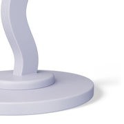 Mainstays Kids Wood Wavy Nightstand Side Table, Halogen Blue, Rubberwood Satin Finish, 15.75 in MS6503975471KE