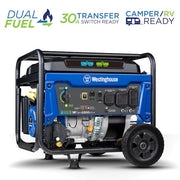 Westinghouse WGEN5300DFCV WGen 5300-Watt Gasoline/Propane Portable Generator with Engine