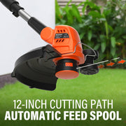 Maxlander 20V 2-in-1 Weed Wacker and Cordless Leaf Blower Combo Kit, 10-Inch Cutting Width, 2x 2.0Ah Batteries, Charger Included