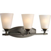 Progress Lighting P3248-77 3-Light Bath Bracket, Forged Bronze